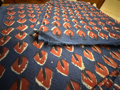 DABU BLOCK PRINTED COTTON FABRIC