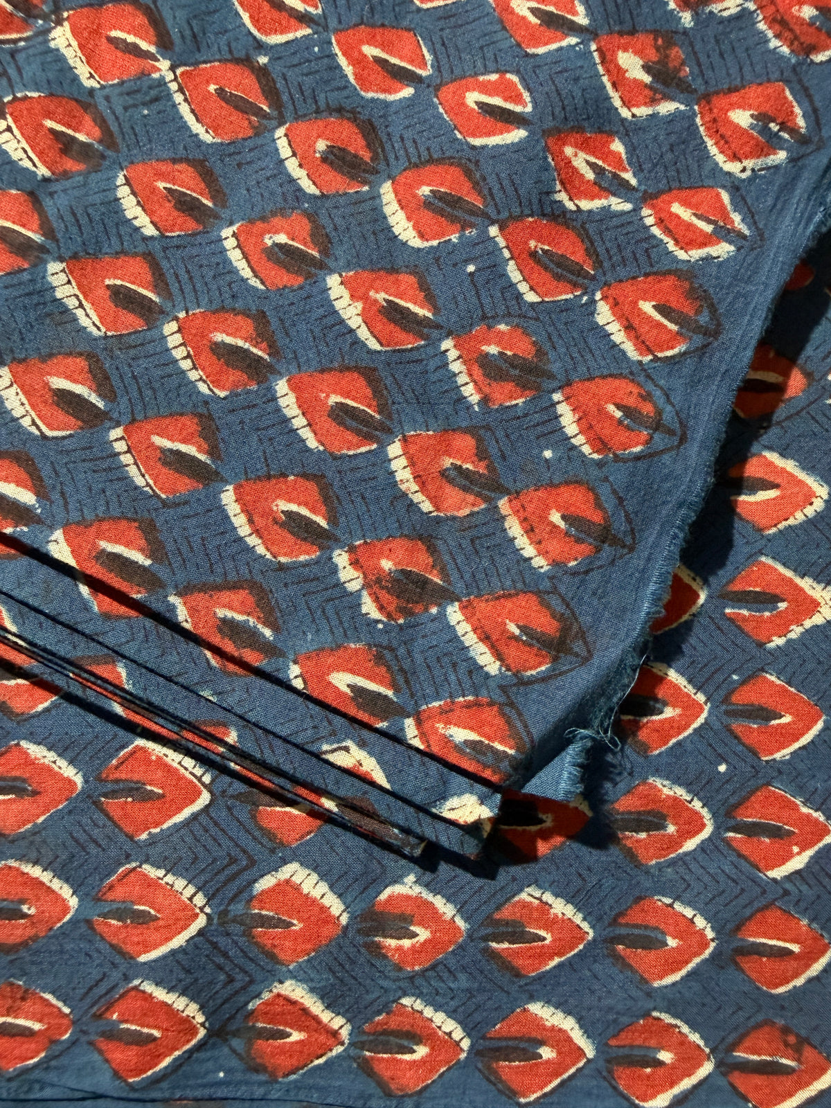 DABU BLOCK PRINTED COTTON FABRIC